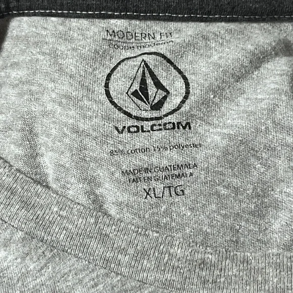 Volcom Men's Grey Heather Graphic Tee - Picture 5 of 5